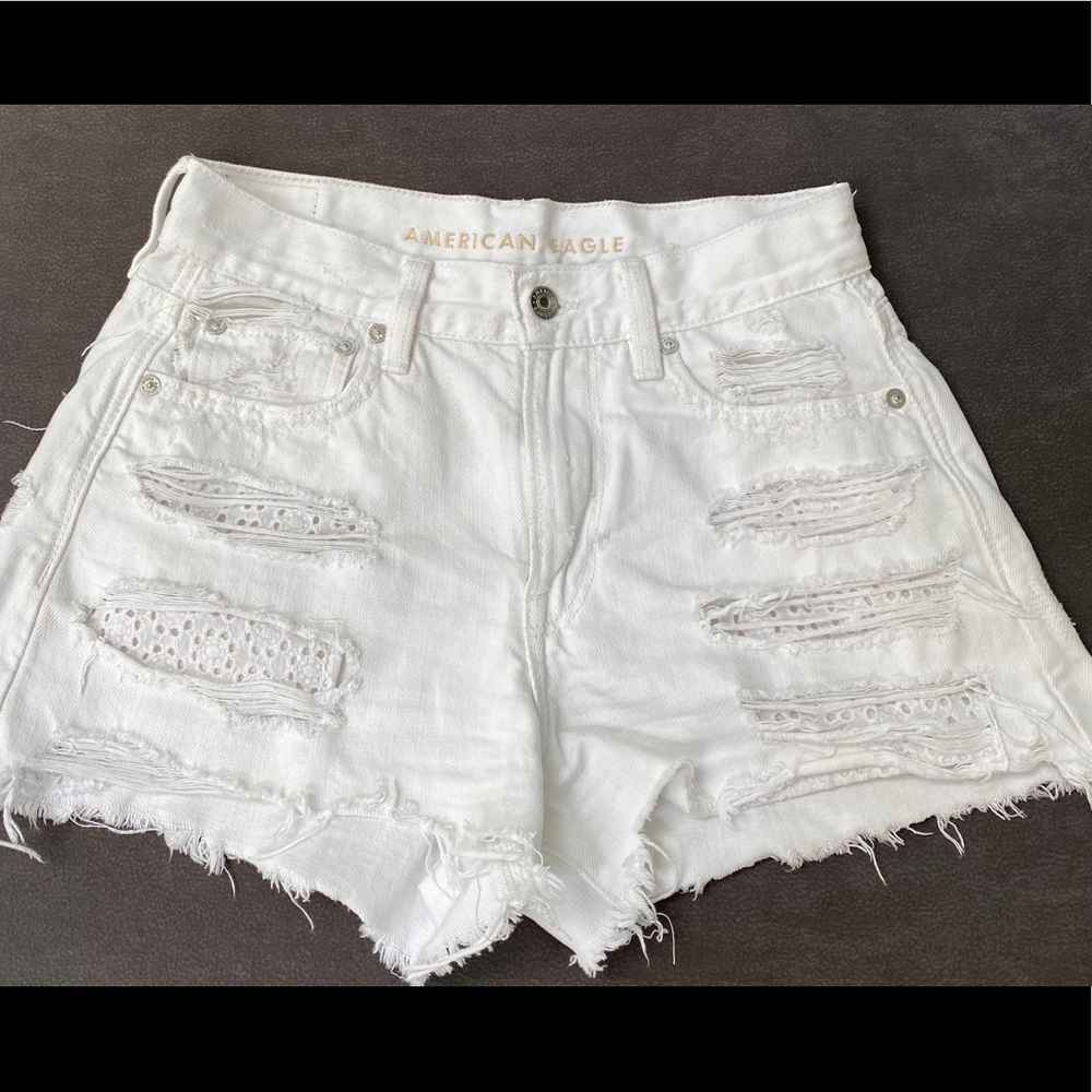 Womens American Eagle ripped shorts cotton size 2